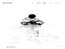 Tablet Screenshot of clairerolland.fr